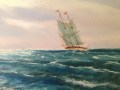 Barco en alta Mar